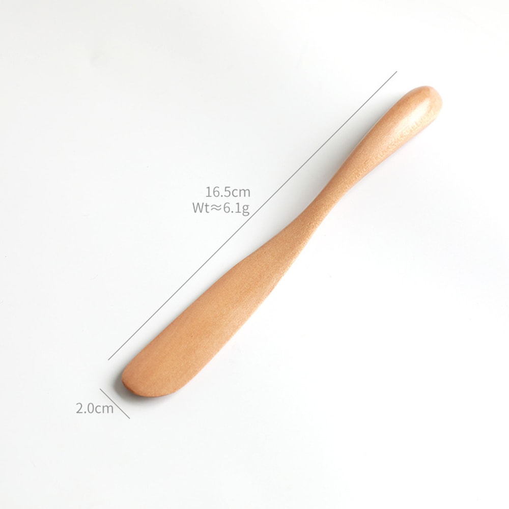 Butter Wooden Knife for Kitchen, Cheese Spatula, Breakfast Bread Marmalade Tableware