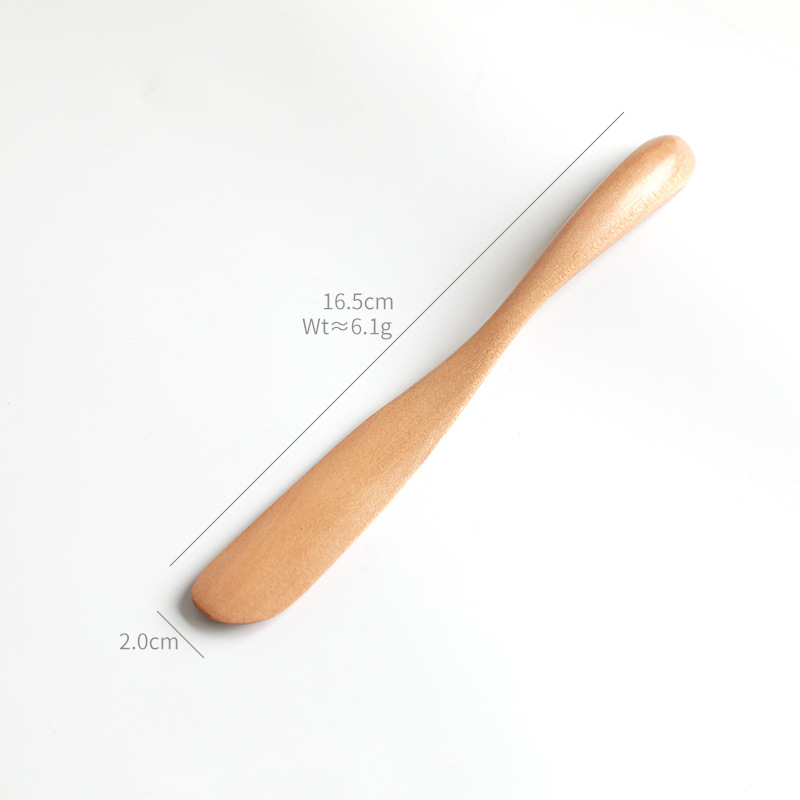 Butter Wooden Knife for Kitchen, Cheese Spatula, Breakfast Bread Marmalade Tableware