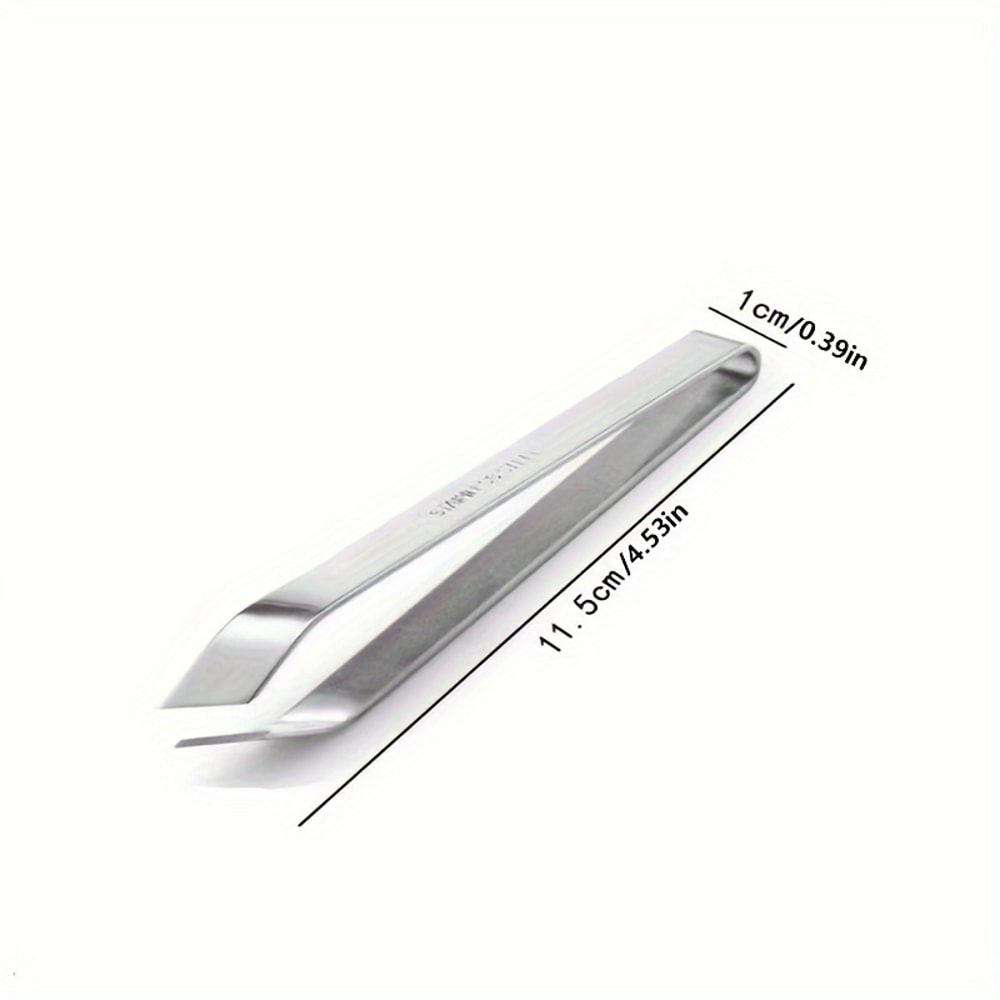 Stainless Steel Fishbone Tweezers, Puller Removal Pliers, Kitchen Tool for Hair Extraction