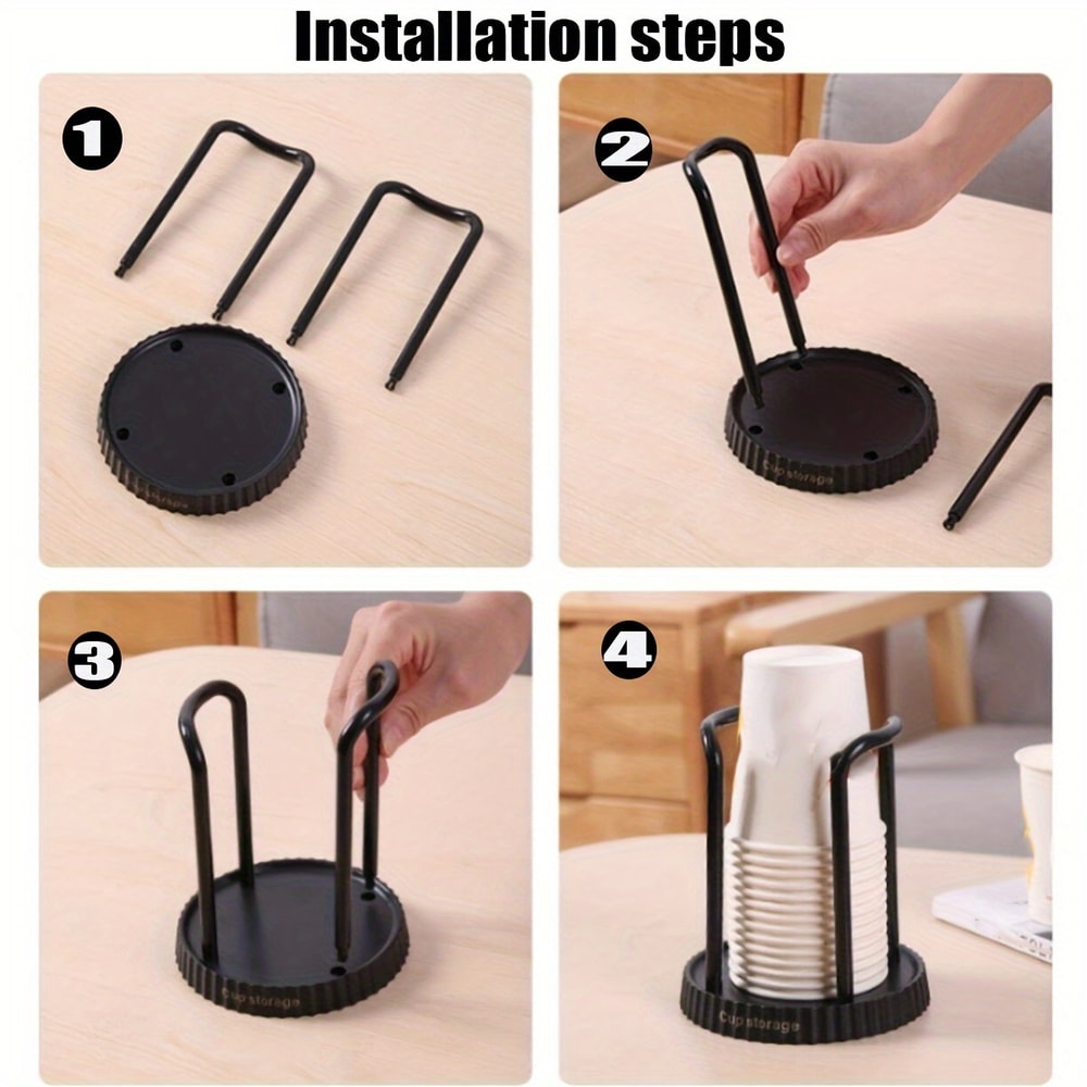 Kitchen Paper Cup Holder, Multifunctional Desktop Cup Storage Rack, Disposables Cups Picker, Household Coffee Cup Holder
