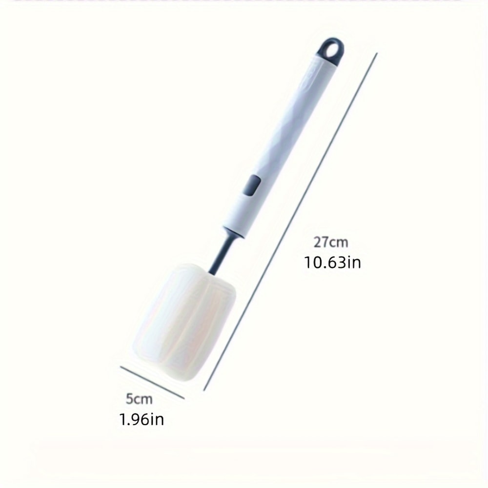 Sponge Cleaning Cup Brush Long Handle for Coffee, Glasses, Mugs, Baby Bottles