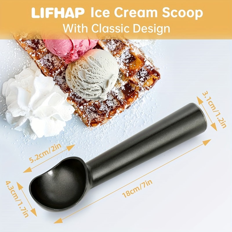 Non-stick Lightweight Ice Cream Scoop, Professional Cookie Scooper, Dishwasher Safe Ice Cream Spade