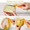 Orange Plastic Peeler Lemon Grapefruit Cutter With Folding Handle Kitchen Gadget 4