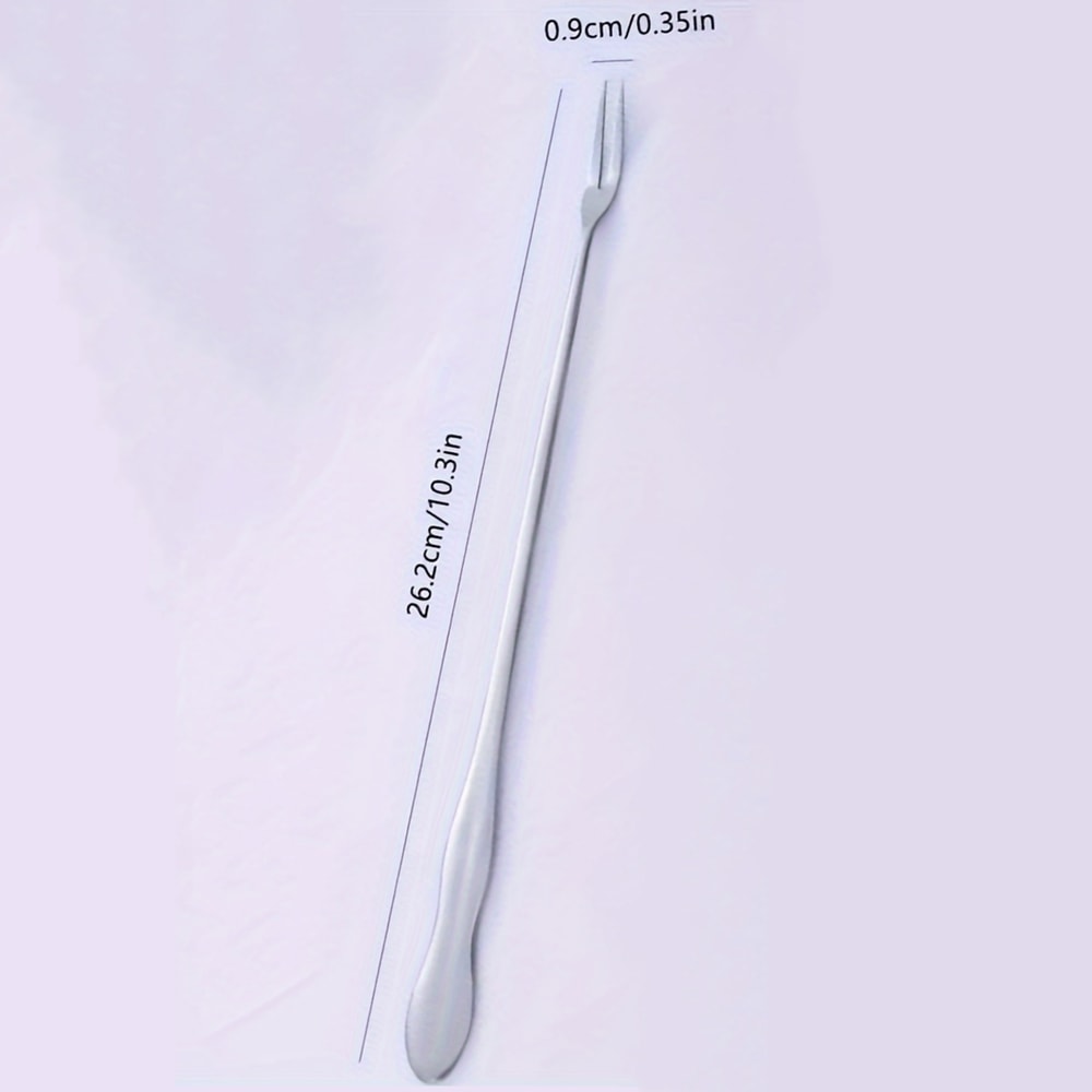 Stainless Steel Fruit Forks Mini Dessert Forks For Cake Party Snail Fork For Restaurant Bar 3