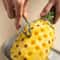 Pineapple Corer Slicer Cutter, Pineapple Eye Remover Clip, Strawberry Huller and Stainless Steel Kitchen Knife Gadget