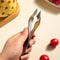 Pineapple Corer Slicer Cutter, Pineapple Eye Remover Clip, Strawberry Huller and Stainless Steel Kitchen Knife Gadget