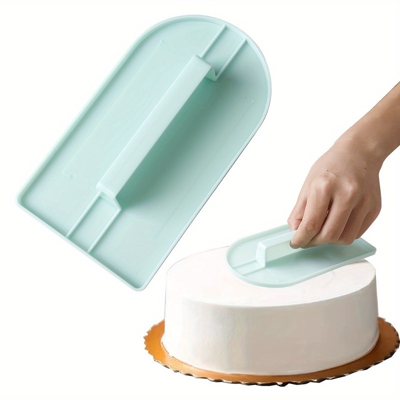 Plastic Cake Smoother Polisher Tools, Small Icing Fondant Sugar Craft Mold for Decorating
