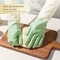 Durable Wearresistant Dishwashing Gloves Kitchen Rubber Gloves Twocolor Waterproof Gloves For Clean 2