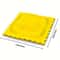 Cute Yellow Silicone Spoon Rest, Cartoon Silicone Spoon Rest, Heat-Resistant, Non-Slip Kitchen Counter Mat for Spoons