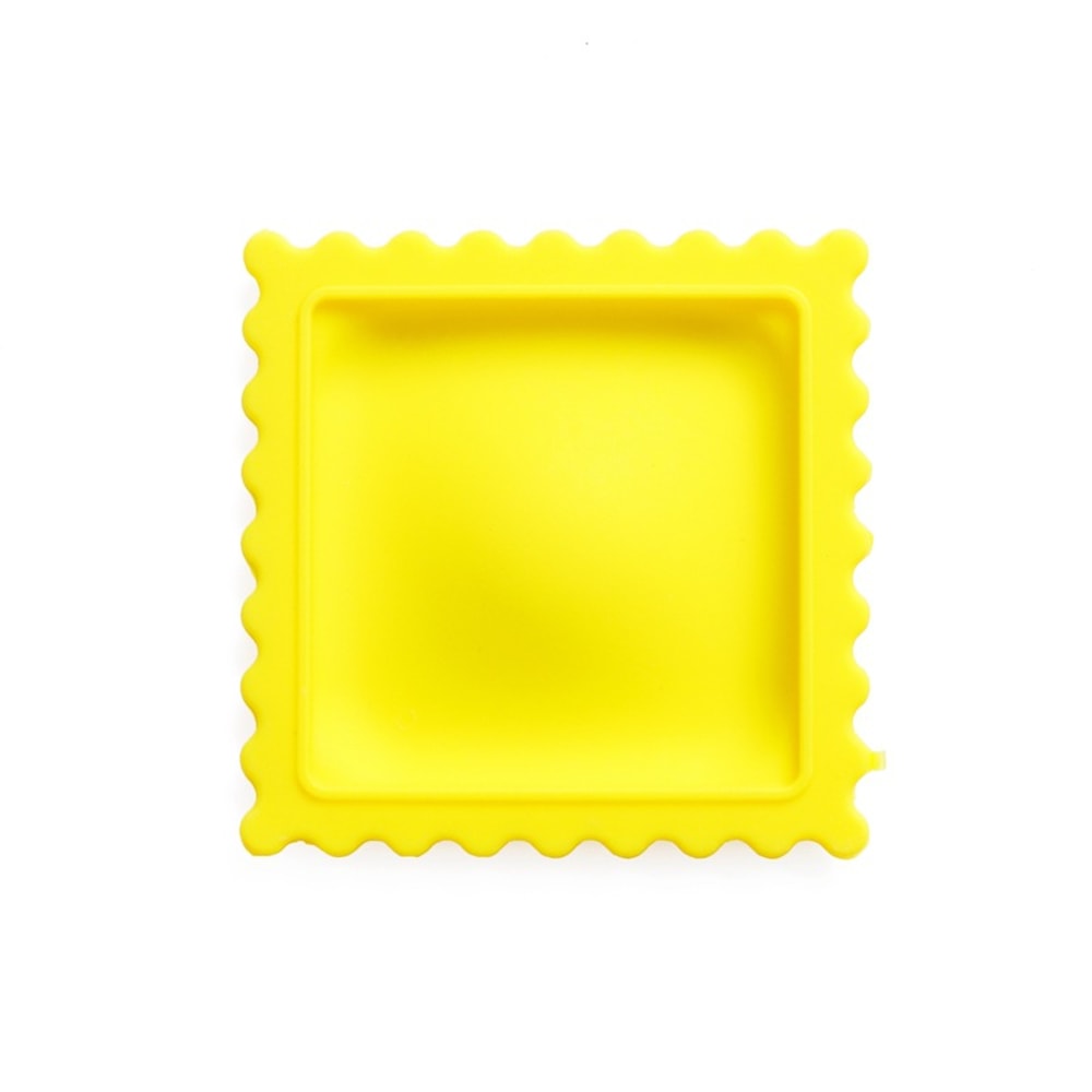 Cute Yellow Silicone Spoon Rest, Cartoon Silicone Spoon Rest, Heat-Resistant, Non-Slip Kitchen Counter Mat for Spoons