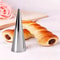 Kitchen Stainless Steel Baking Cones, Horn Pastry Roll Cake Mold for Croissants, Spiral Baked Croissants Tubes