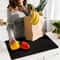 High Toughness Acrylic Large Black Cutting Board NonSlip EasyClean Surface Ideal For Kitchen Counte 2