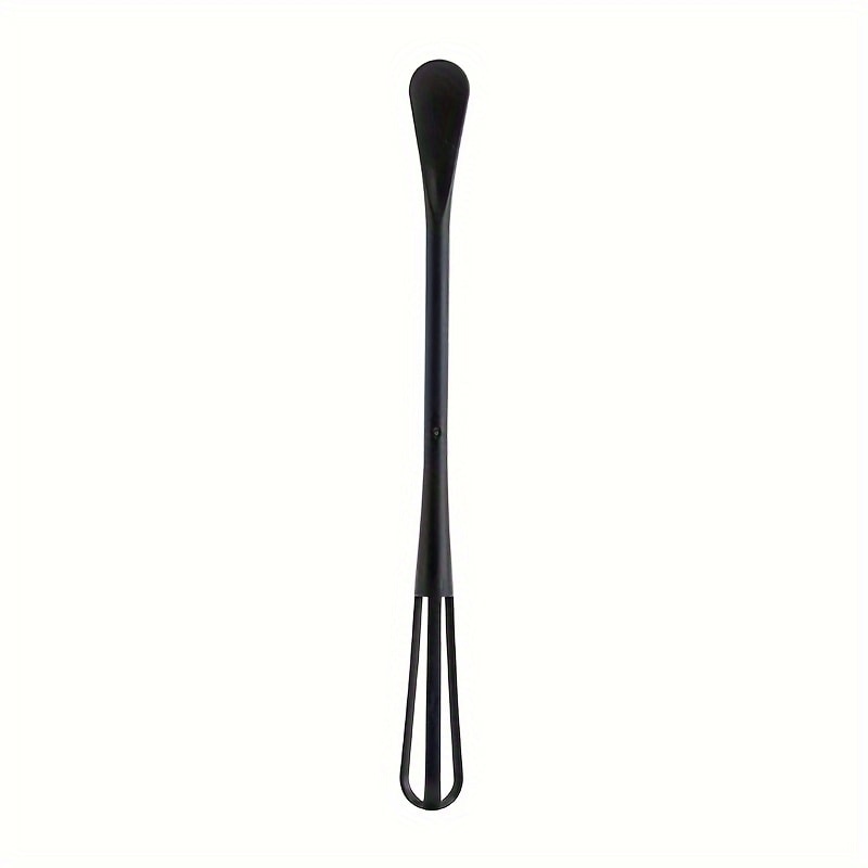 Plastic Doubleended Tiny Spoon Spatula Handle Manual Egg Blender Mini Whisk Spoon Kitchen Gadget 5