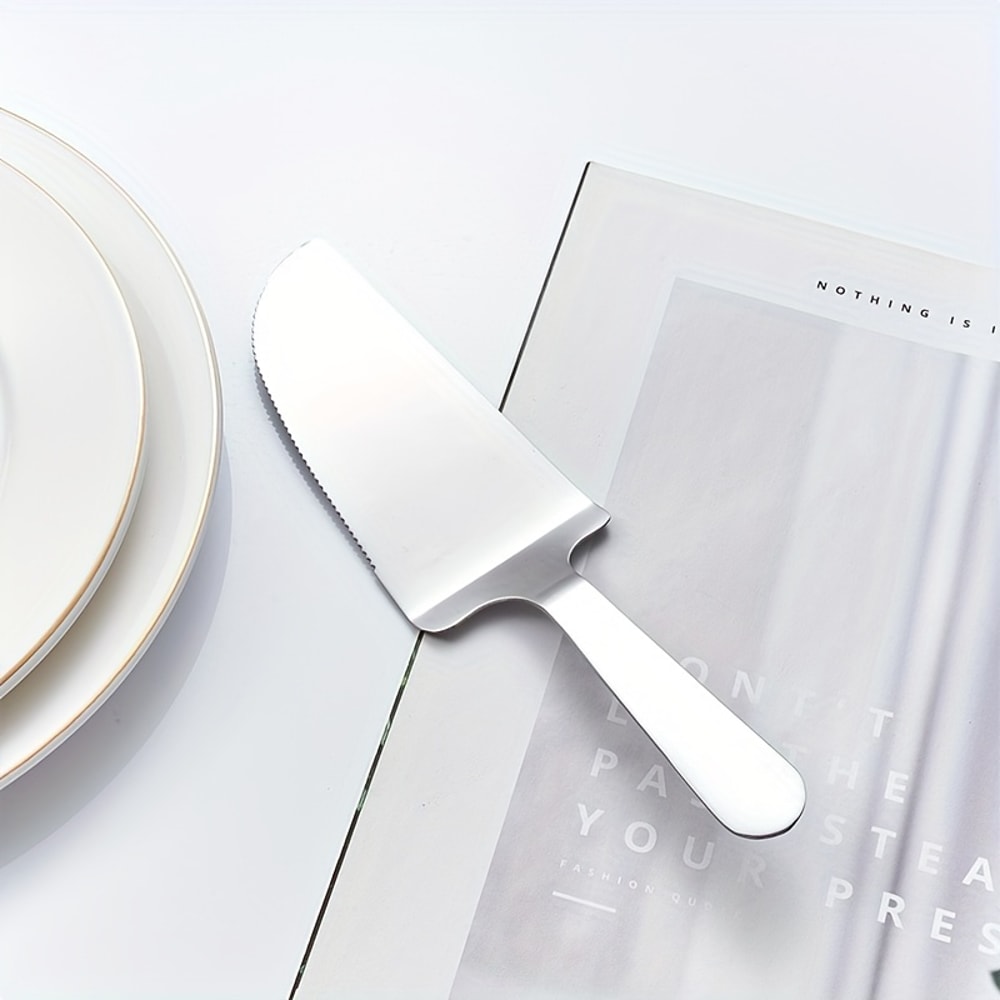 Stainless Steel Cake Shovel Knife Pie Pizza Cheese Server Cake Divider Knives Bread Shovel Baking T 2