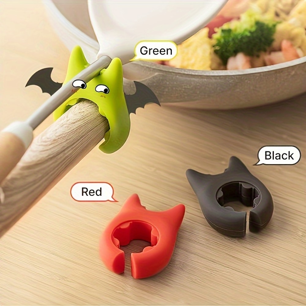 Silicone Kitchen Utensil Set with Wooden Handles, Non-Stick Spatula Slotted Turner