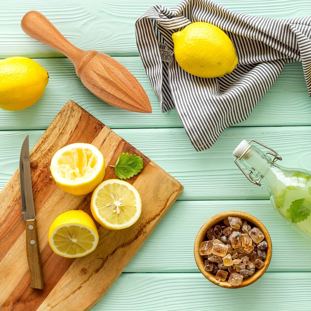 Orange Manual Lemon Juicer Mini Fruit Juicer Wooden Lemons Squeezer Portable Hand Press Citrus Juic 2