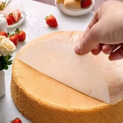 baking parchment circles for cake tins, non stick paper liners for baking, spring form paper rounds for tortilla