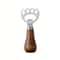 Wood Handle Cat Claw Beer Opener Durable Stainless Steel Keychain Bottle Opener 4