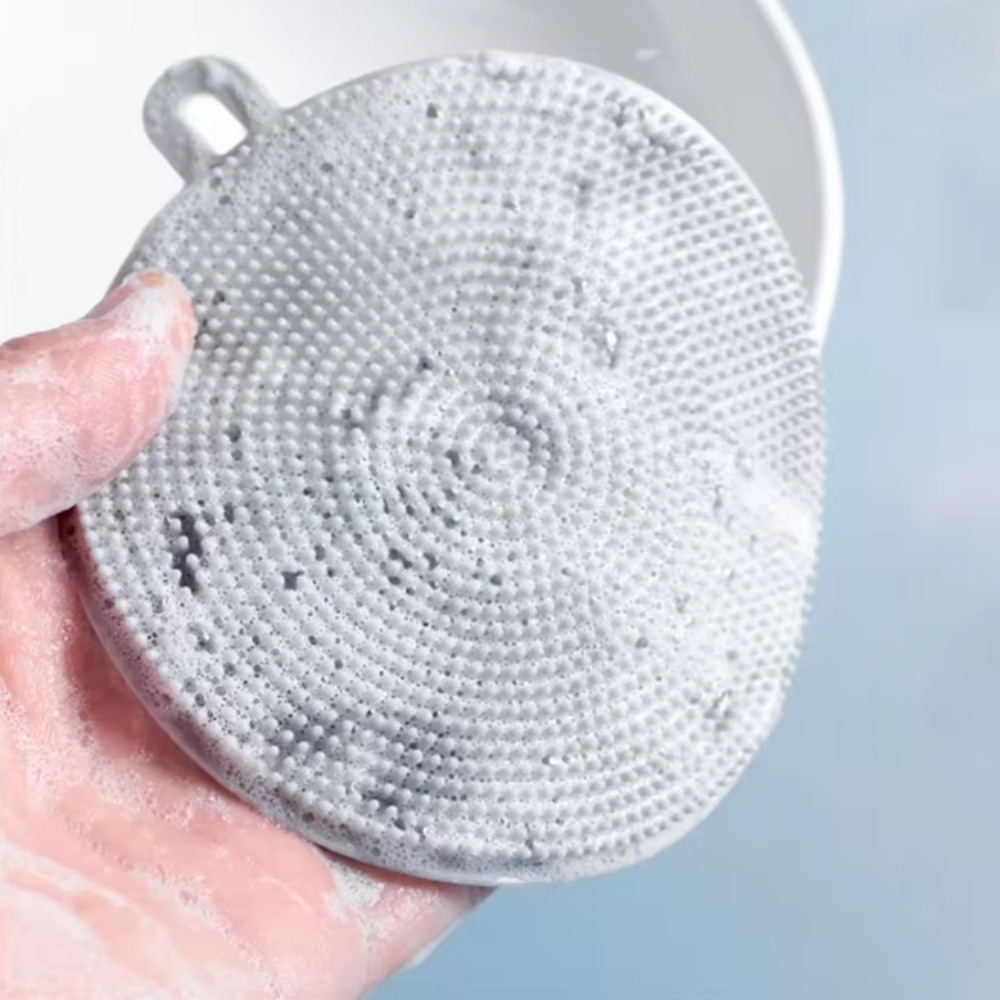 Silicone Cleaning Brush Multifunctional Dishwashing Sponge Kitchenware Brushes For Fruit And Vegeta 2