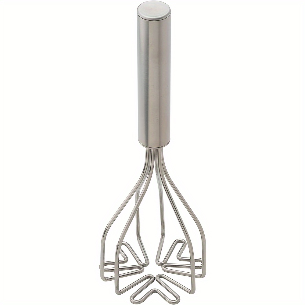Stainless Steel Potato Masher, Vegetable Fruit Mud Press, Kitchen Gadget for Pumpkin, Sweet Potato Jam Crusher