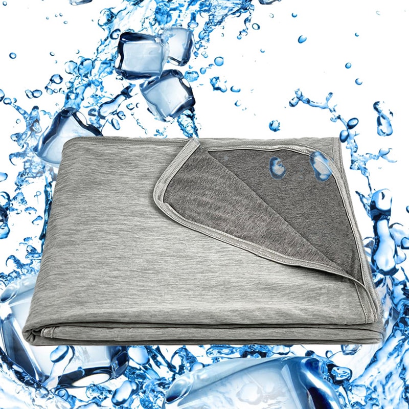 Smooth Cooling Blankets, Breathable Summer Comforter, Lightweight Skin-Friendly Fibre Quilt