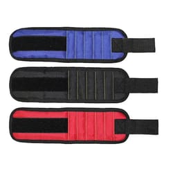 strong magnetic wristband for tools, portable tool bag, adjustable magnetic wrist belt for screws, nails, and drilling