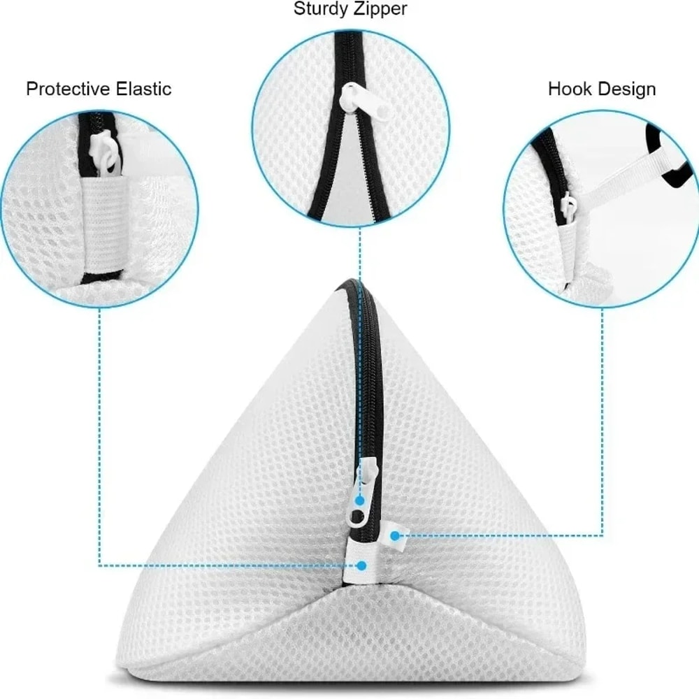 Mesh Laundry Bag For Shoes Travel Shoe Storage Bag Protective Clothes Organizer Box With Zip For Wa 2