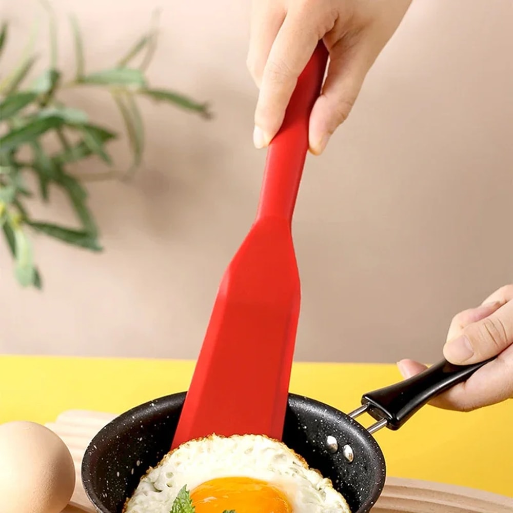 Kitchen Pancake Fried Egg Transfer Shovel Silicone Frying Shovel Nonstick Surface Kitchen Baking To 0