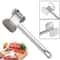 HeavyDuty DoubleSided Aluminum Alloy Steak Mallet For Kitchen Tools Durable Household Metal Machine