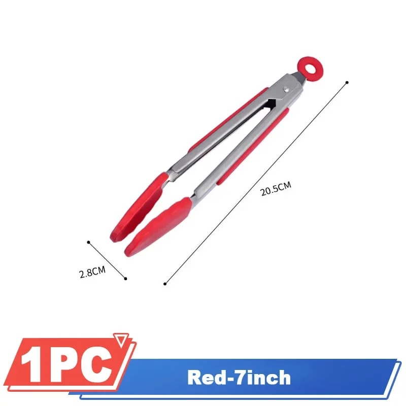 Kitchen Accessories Small Silicone Clips Bread Barbecue Tongs Steak Clip BBQ Cooking Food Clips Bak