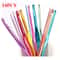 Clothing Needle with Metal Handle, Single-Head Crochet, Colorful Aluminum Knitting Needle for Yarn Crafts