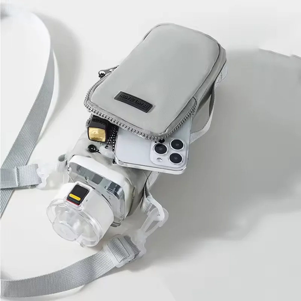 Adjustable Shoulder Strap Portable Water Bottle Bag Vacuum Cup Insulation Protective Cover Sleeve 0