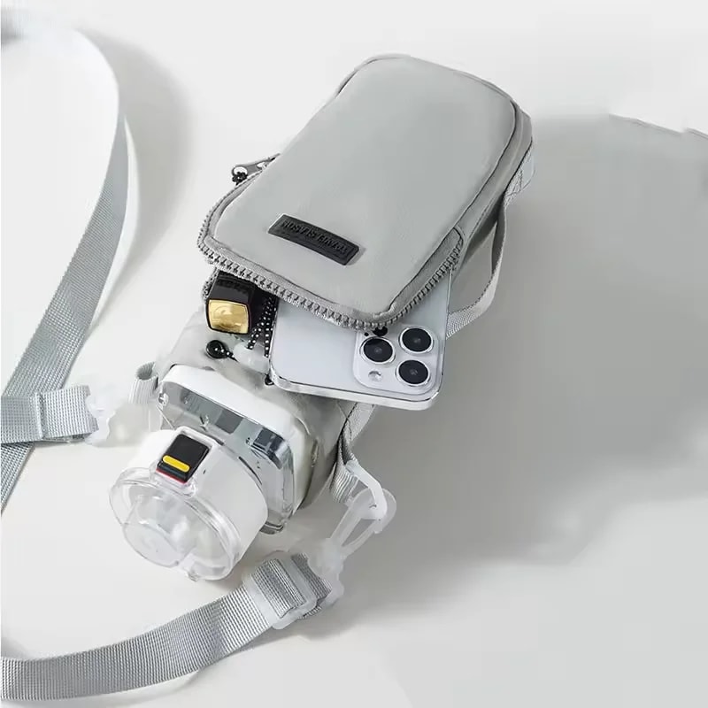 Adjustable Shoulder Strap Portable Water Bottle Bag Vacuum Cup Insulation Protective Cover Sleeve 0