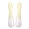 Durable Household Womens Kitchen Dishwashing Gloves Extended Waterproof Cleaning Rubber Gloves For 6