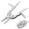 Stainless Steel Multi-Purpose Folding Pliers, Keychain Screwdriver, Portable Outdoor Tool