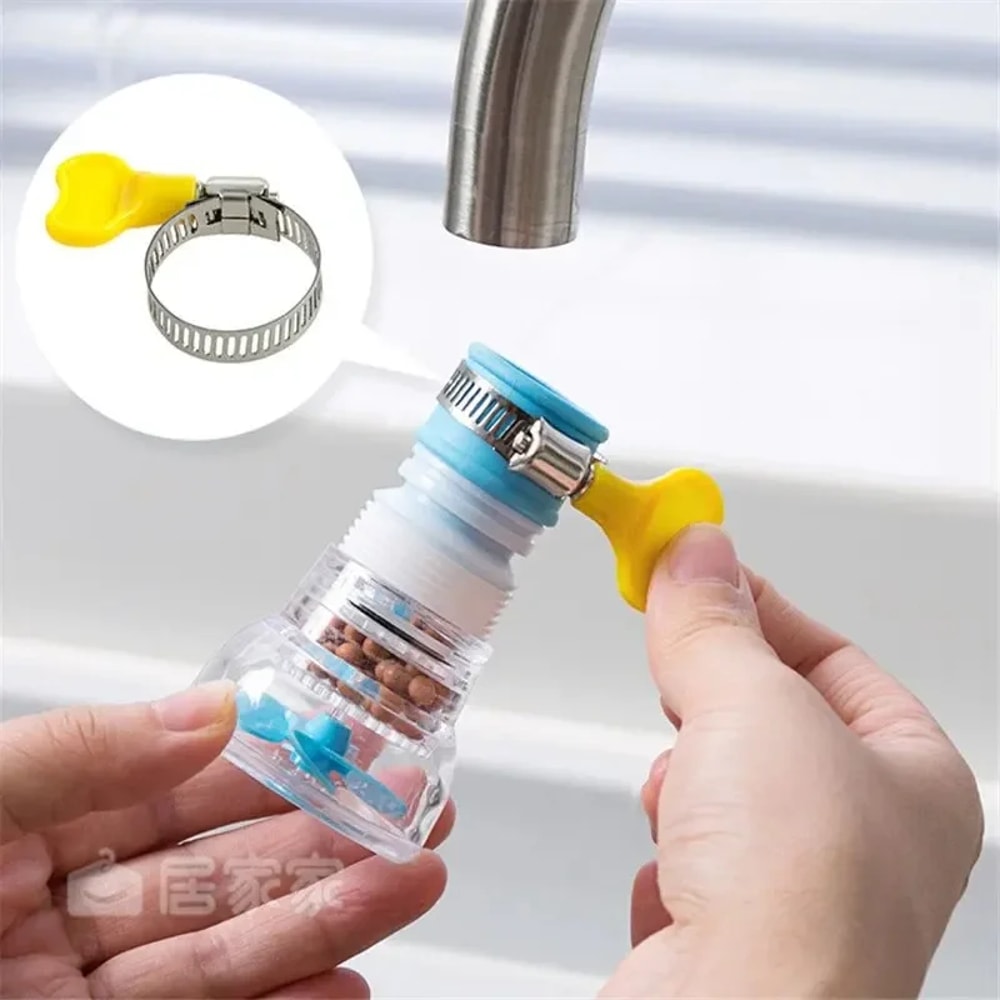 Universal Rotation Faucet Bubbler, Water Saving Economizer Head, Swivel Kitchen Faucet Nozzle Adapter
