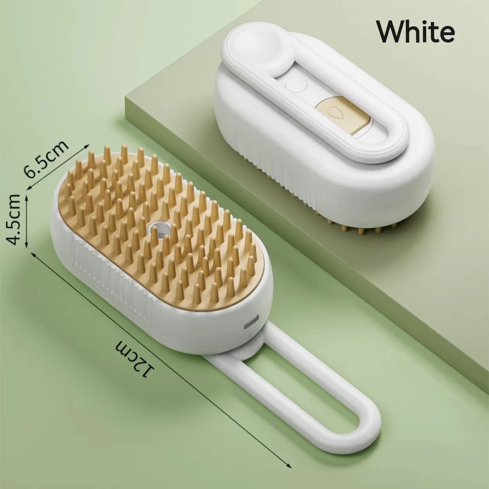 Electric Steam Spray Massage Hair Removal Comb for Dog Hair, Cat Hair, Anti-Flying Pet Cleaning Brush
