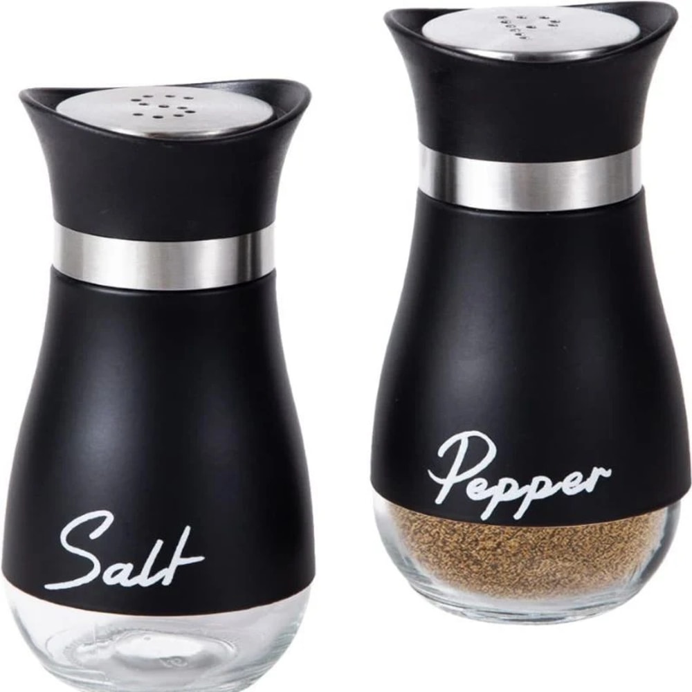 Seasoning Shaker Glass Bottles Spices Storage Salt Pepper Boxes For Kitchen Organization 1