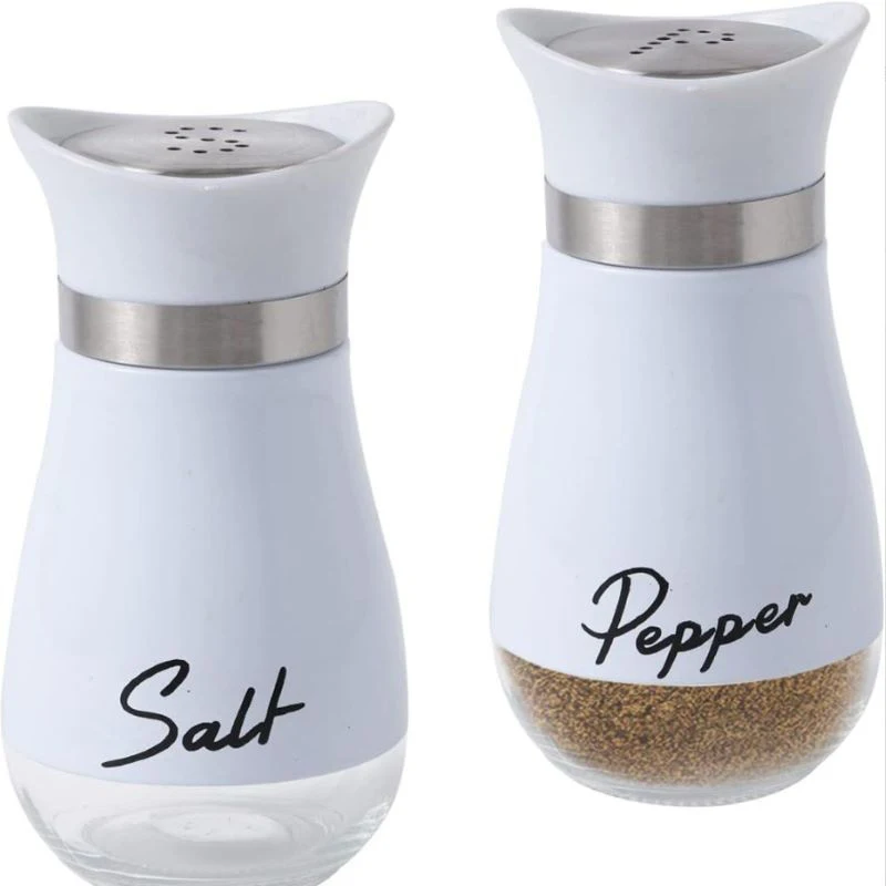 Seasoning Shaker Glass Bottles Spices Storage Salt Pepper Boxes For Kitchen Organization 4