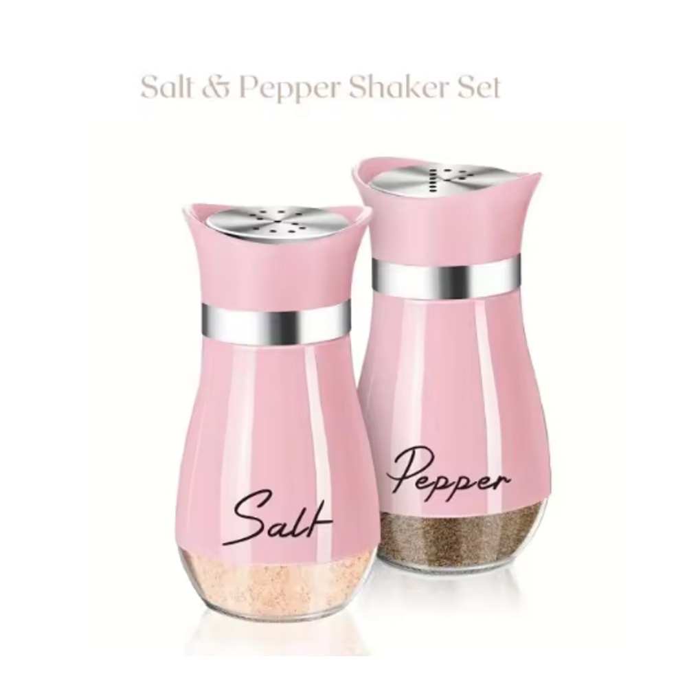 Seasoning Shaker Glass Bottles Spices Storage Salt Pepper Boxes For Kitchen Organization 5