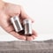Stainless Steel Mini Spice Jars, Portable Salt and Pepper Shakers for Outdoor Use