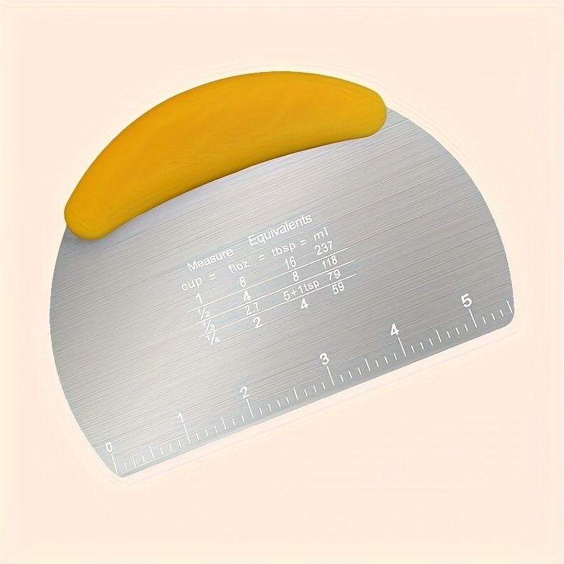 Stainless Steel Dough Scraper Multi Use Baking Tool For Pastries And Bread Holiday Safe Kitchen Gad 5