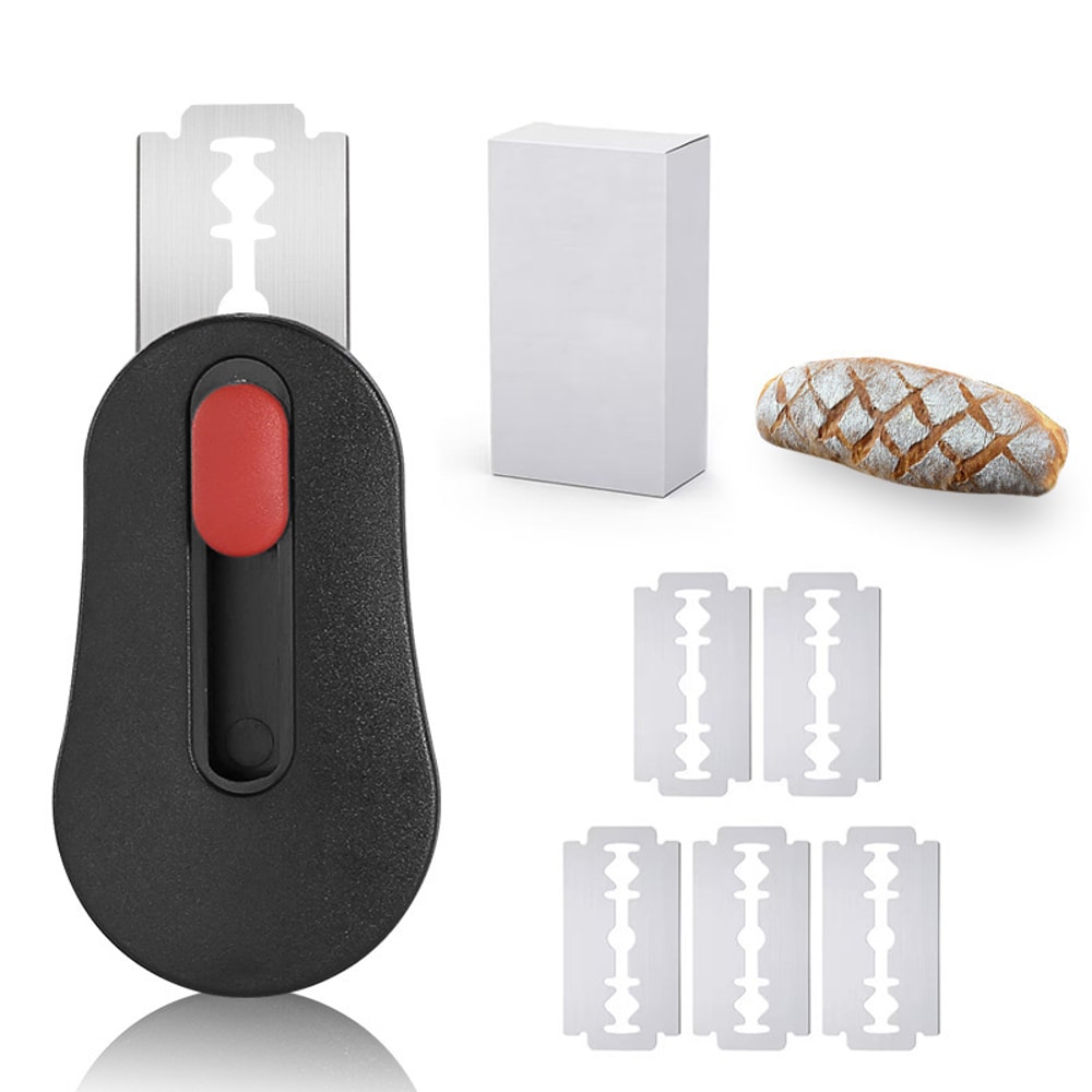 Sourdough Bread Scoring Lame, Bread Slashing Tool, Dough Scoring Knife with 5Pcs Blades, Bakers Lame Kitchen Tool