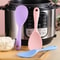 Household Food Grade Silicone Rice Spoon Non Stick Cooking Spoon Heat Resistant Kitchen Tool 0
