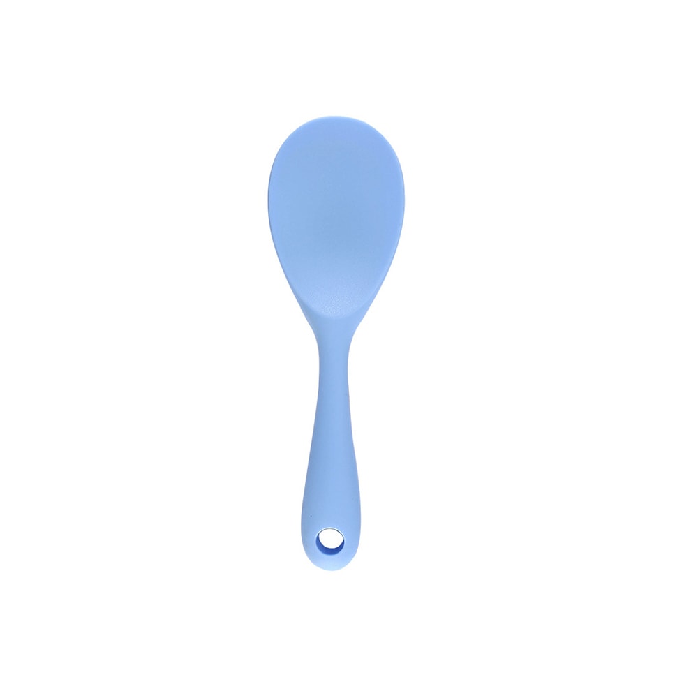 Household Food Grade Silicone Rice Spoon Non Stick Cooking Spoon Heat Resistant Kitchen Tool 4