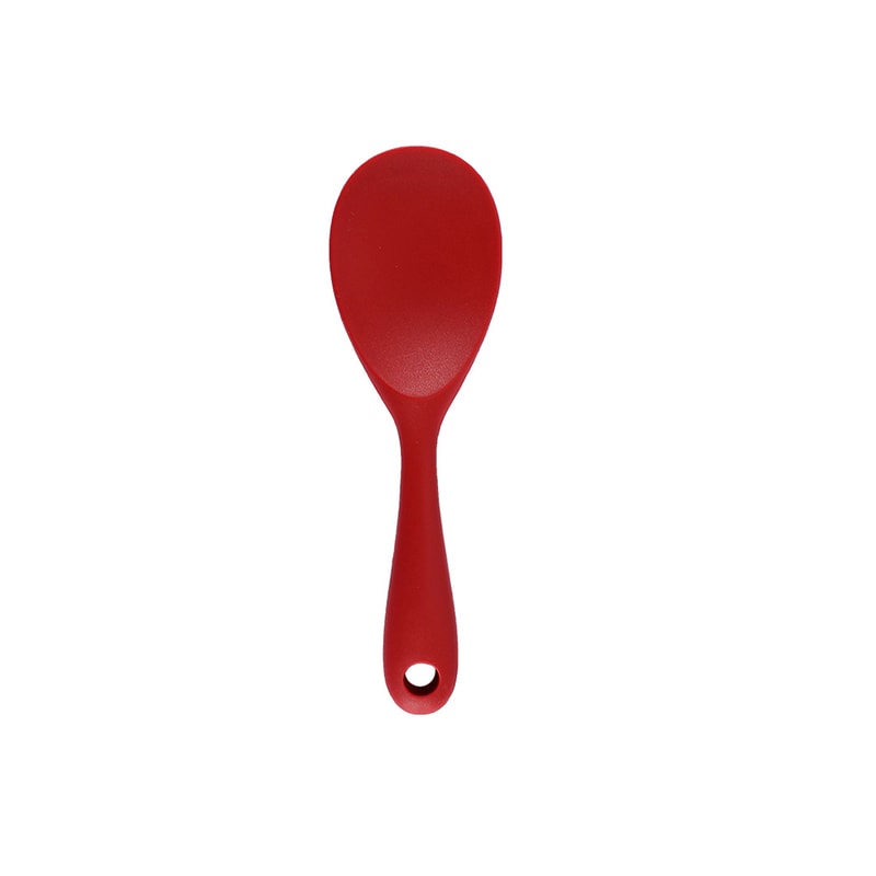 Household Food Grade Silicone Rice Spoon Non Stick Cooking Spoon Heat Resistant Kitchen Tool 6