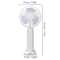 Portable Fan Usb Mini Large Wind Pocket Fan Office Desktop Small Electric Fan Folding Head Multi Fu 5