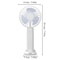 Portable Fan Usb Mini Large Wind Pocket Fan Office Desktop Small Electric Fan Folding Head Multi Fu 5