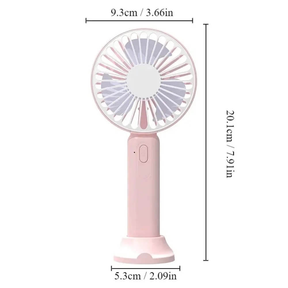Portable Fan Usb Mini Large Wind Pocket Fan Office Desktop Small Electric Fan Folding Head Multi Fu 6