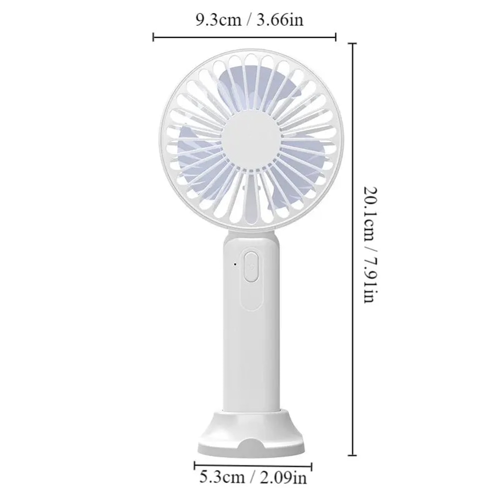 Portable Fan Usb Mini Large Wind Pocket Fan Office Desktop Small Electric Fan Folding Head Multi Fu 7